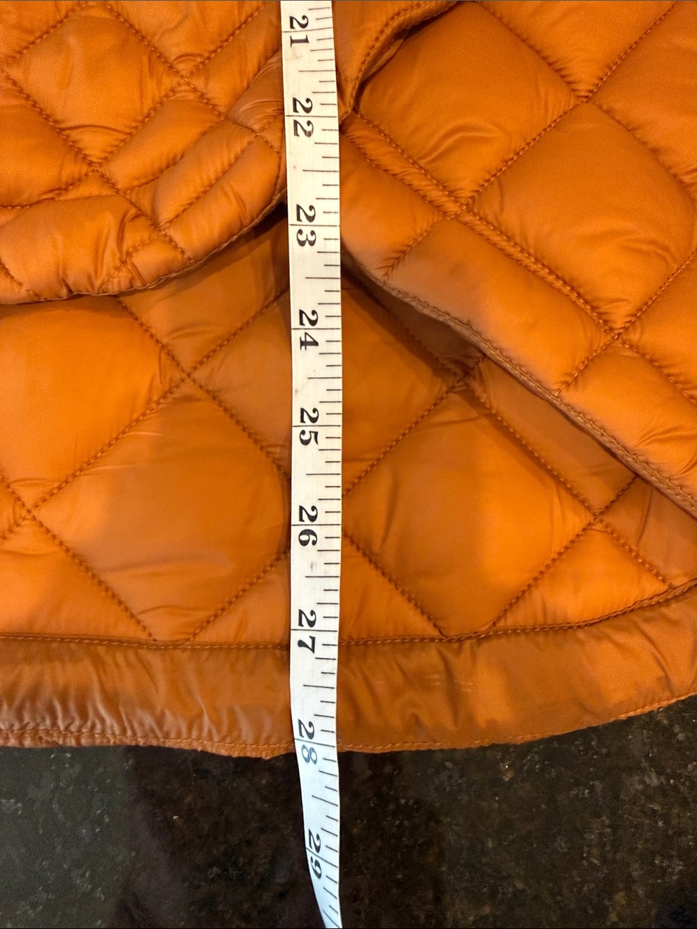 Athleta Whisper Featherless Jacket Quilted Puffer Full Zip In Rust Size Medium - Picture 8 of 14